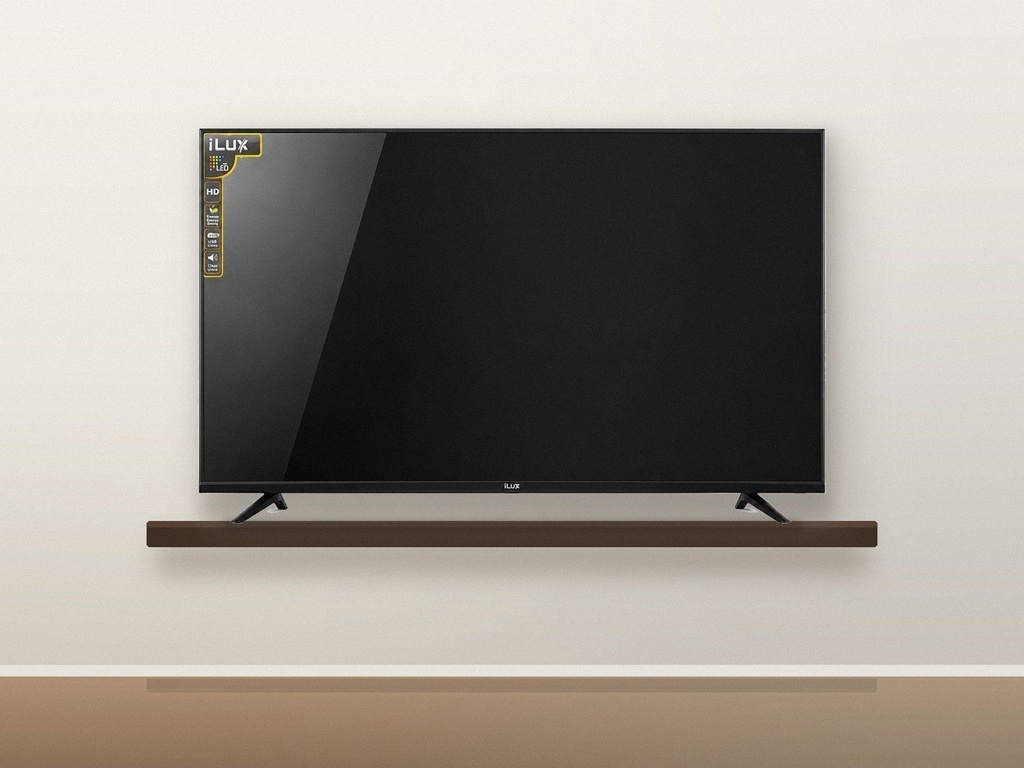 iLux TV LED 60 pouces - installe sur meuble mural