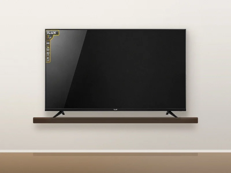 iLux TV LED 60 pouces - installe sur meuble mural