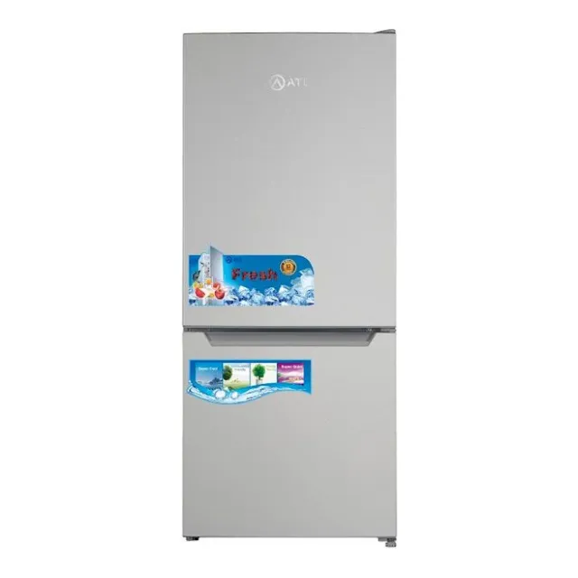 [ATL-2C150] ATL - REFRIGERATEUR COMBINE 117L 2 TIROIRS INOX