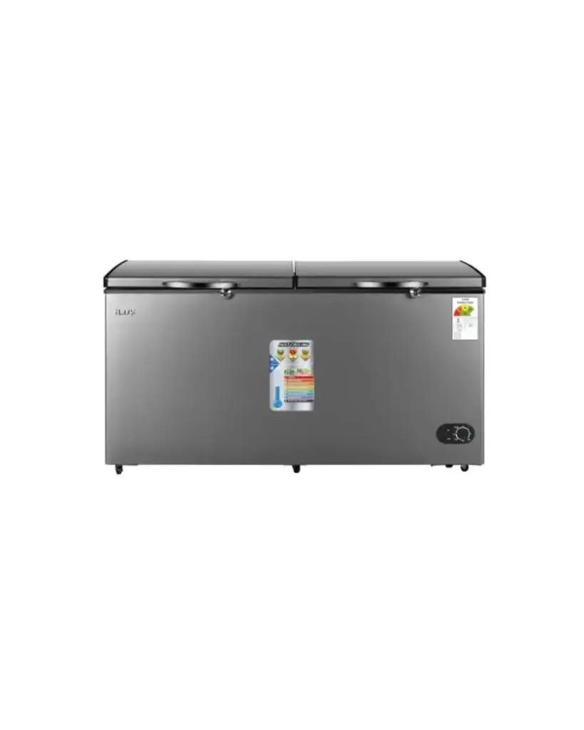 ILUX Congélateur Horizontal 2 Battants - 400L - ILCH400