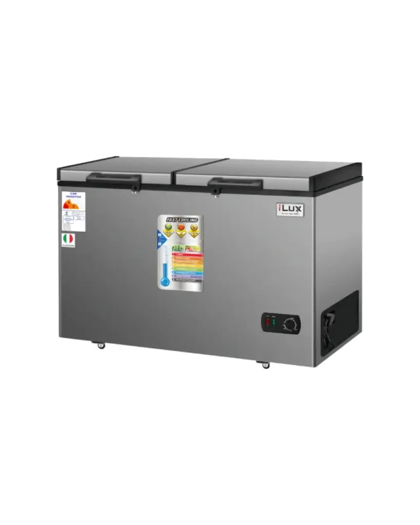 [155093] iLUX Congélateur Horizontal 2 Battants - 418L - ILCH418