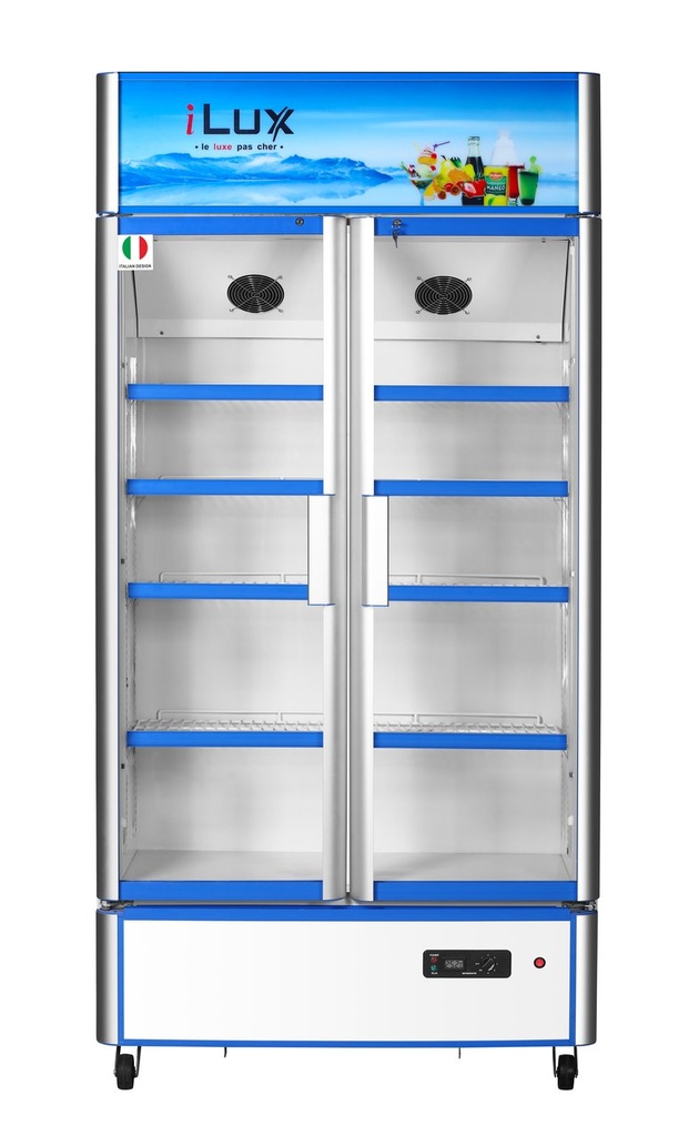 [288060] iLUX COMMERCIAL Double Door Display Refrigerator ILV 553 L