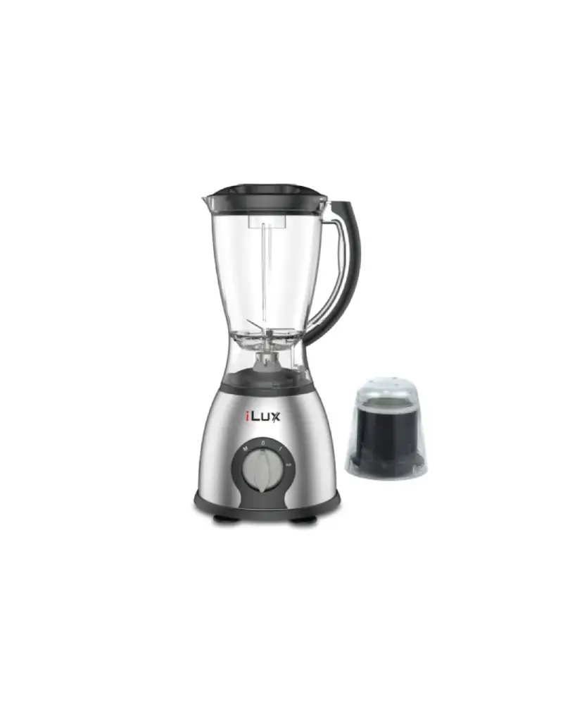iLux Blender Avec Grinder 2 en 1 - LXB-936 - 350W - 1.5L - 2 Vitesses + Pulse