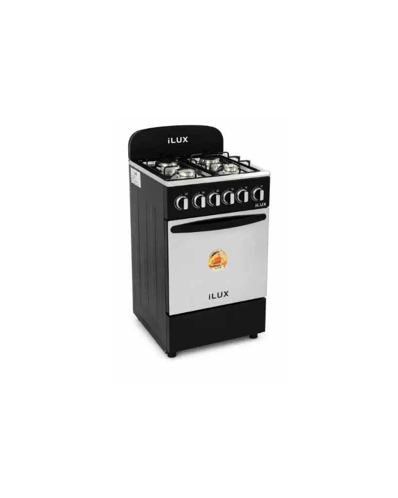 ILUX Cuisinière à Gaz 4 Feux LXG-50CB