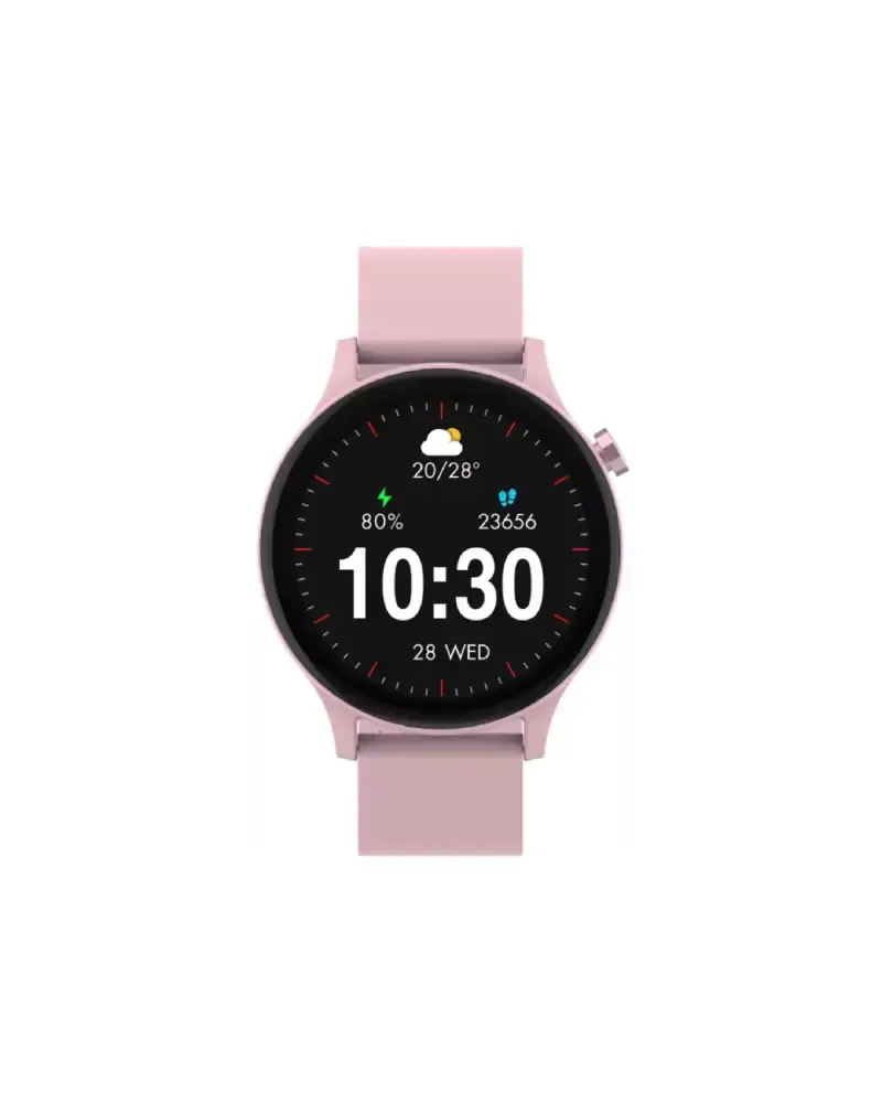 [PORO0095] Montre connectée Porodo Essential Pulse (ROSE) — écran HD 1,38