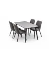 Salle à Manger Moderne 4 Places – Table et Chaises Assorties