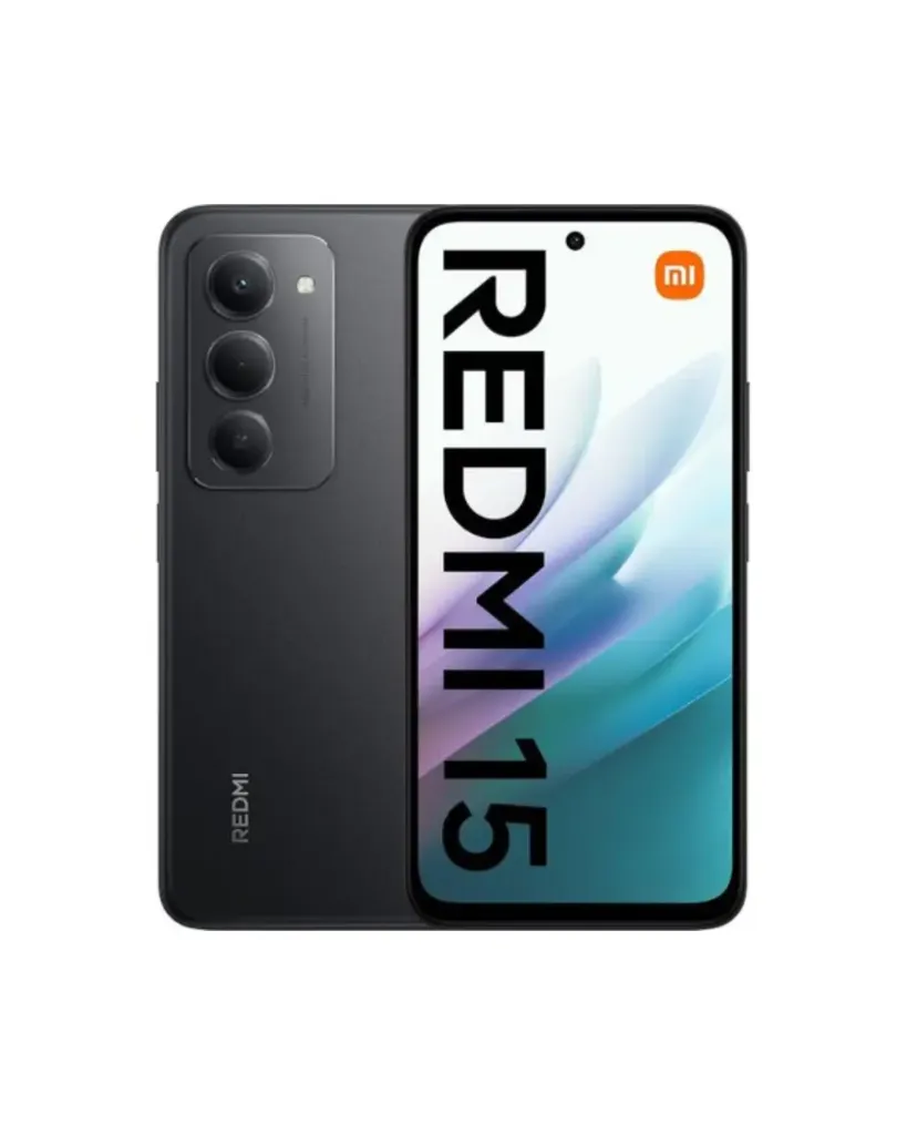 Xiaomi Redmi 15 - 6.9" - 2SIM - 4G - 50Mpx - 8/256 GB - Noir -7000 mAh- 33W Chargement- Garantie 12 Mois