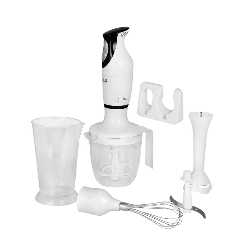 [244101] iLux Mixeur Plongeant Multifonctions 4 en 1 - LX-05 - 180W