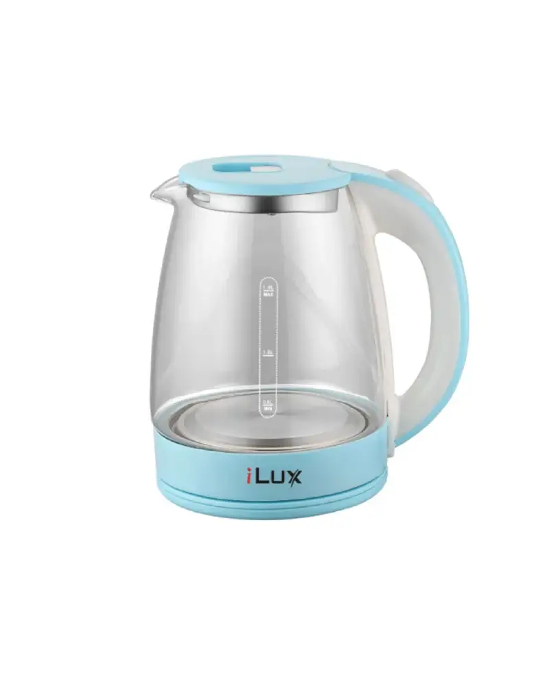 iLux Bouilloire Électrique Transparent - LXK-GK018 - 1.8 L
