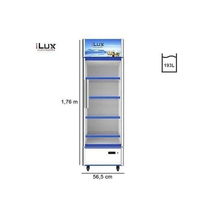[288095] Refroidisseur Vitrine Vertical Ilux Ilv193 193L