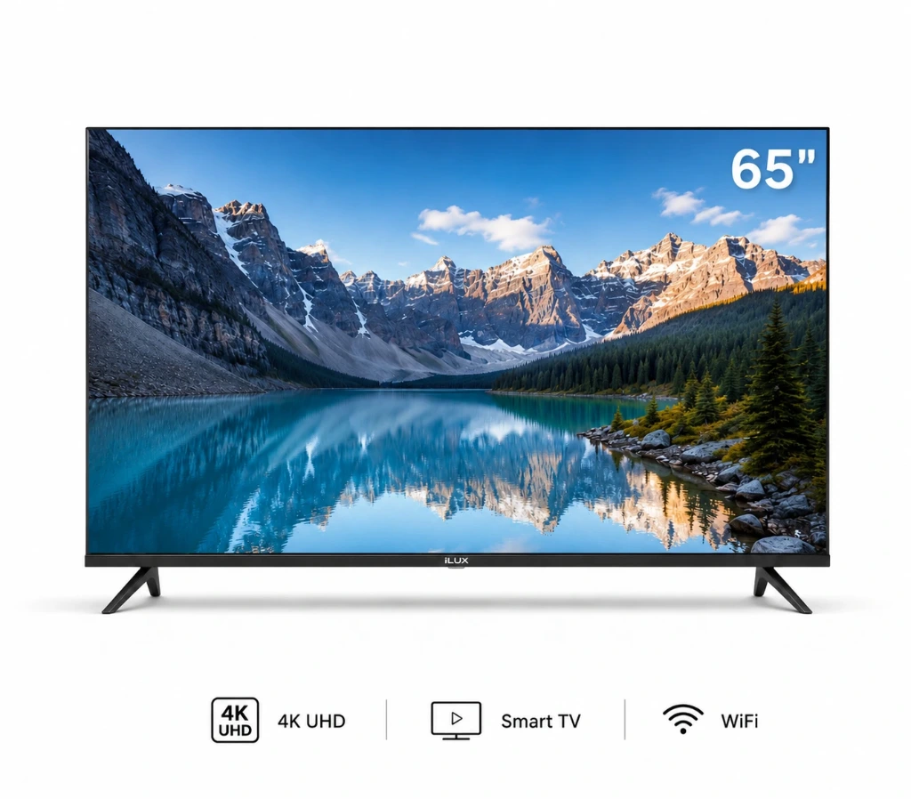 [ILTV65S] Ilux - Smart TV - 65" - 4K - Wifi - Noir - Garantie 6 Mois