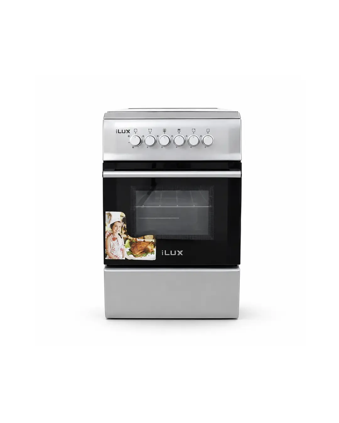 [177029] iLUX Cuisinière à Gaz 4 Feux - 5055 - Inox