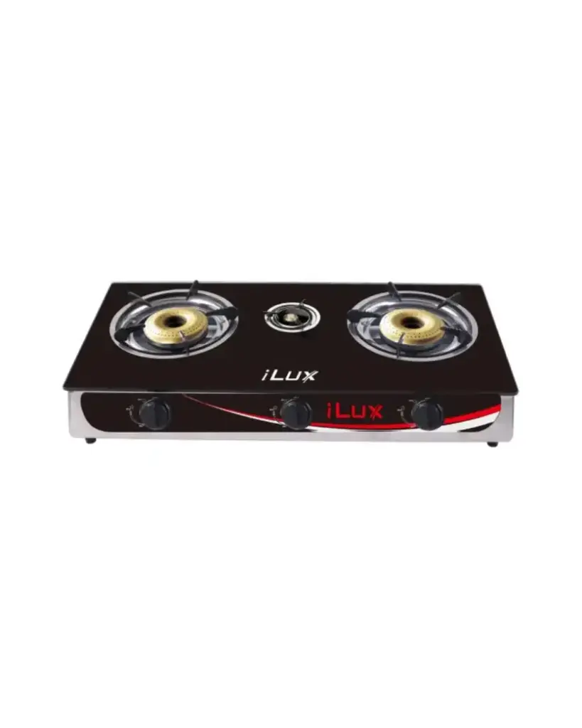 iLux Cuisinière à Gaz - Réchaud 3 Feux - LXG-8213S