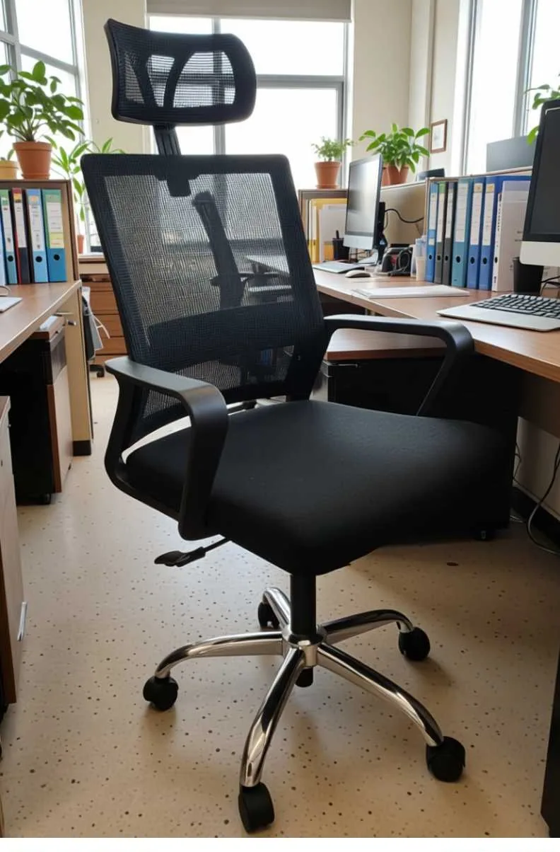 Chaise de bureau 1003 appui-tête à roulettes