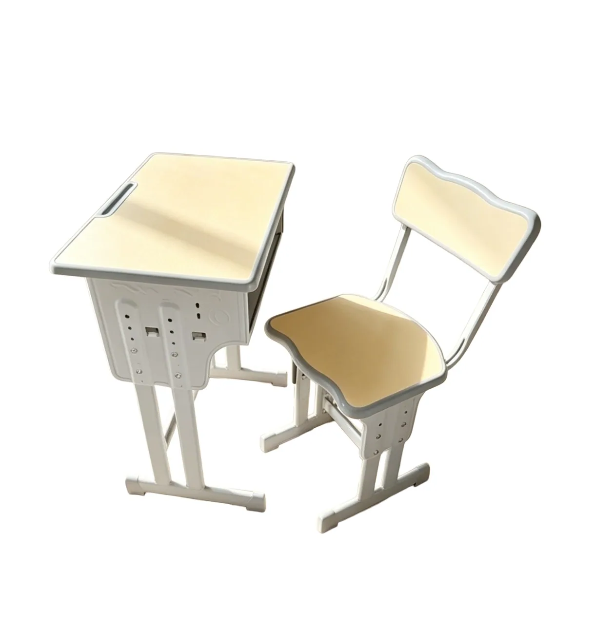 [MOB-PUPITRE-06] Pupitre scolaire + chaise beige