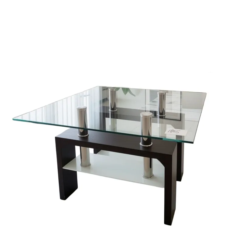 [MOB-180S] Table basse verre 180S 60*60