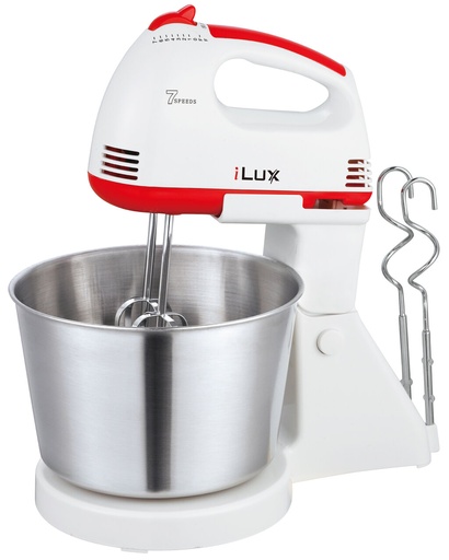 iLUX Batteur Electrique Avec Bol - LX-505S - 100W