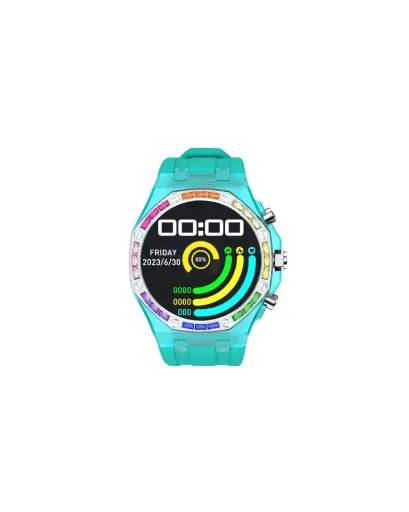 Montre connectée Porodo Transparent Cristallo AP, écran AMOLED 1,43"